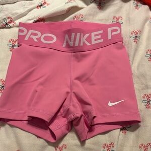 Nike Bright Pink Performance Compression Shorts